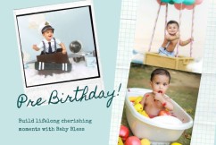 Babybless pre-birthday photoshoot services