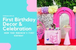 First birthday decor celebration